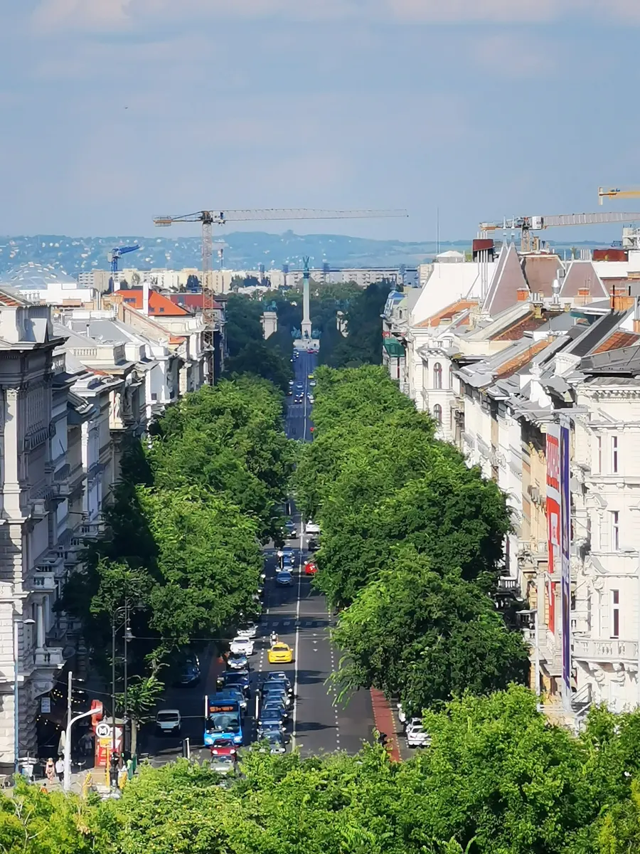 Andrássy Avenue in District VI, a base for a Budapest Christmas market tour from the Opera House